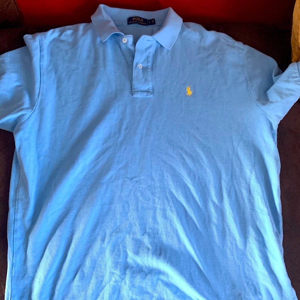 Two polo short sleeve shirts